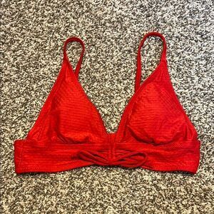 Shade & Shore Red Triangle Bikini